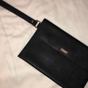 Black Kate Spade clutch/wristlet